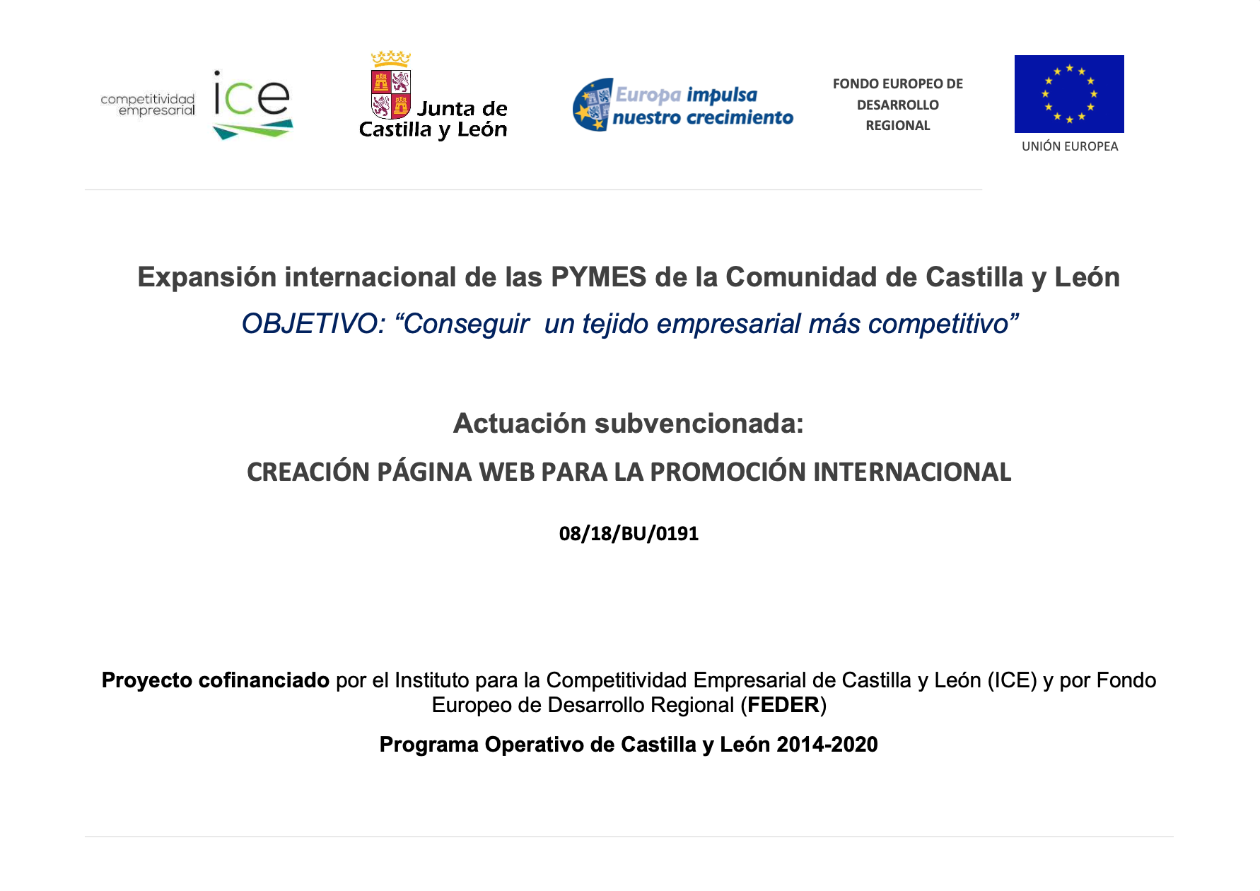 Expansion PYMES Castilla y León